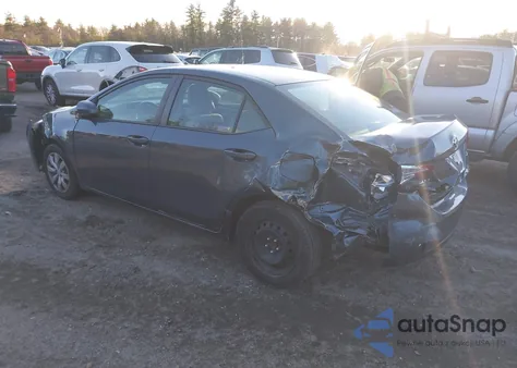 2015 Toyota Corolla Le из США, поврежденный, VIN 2T1BURHE7FC397206